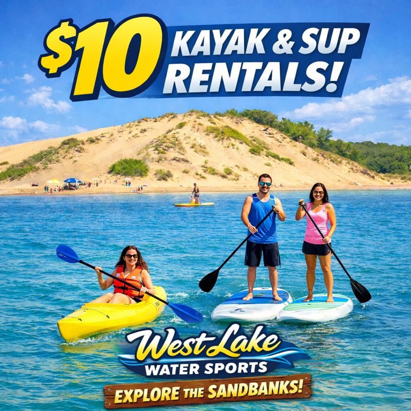 kayak rentals prince edward county sandbanks