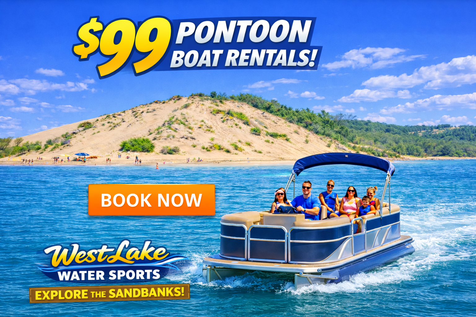 pontoon boat rentals sandbanks prince edward county